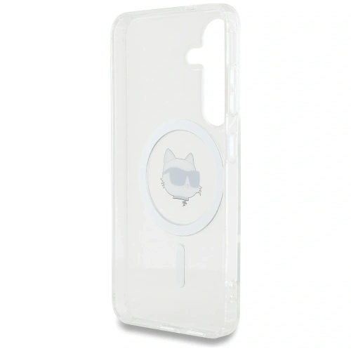 Kup Etui Karl Lagerfeld Button Choupette Head Printed Logo MagSafe do Samsung Galaxy S25+ Plus bílý - KLD21879 - {ean13} - Sklep Home Screen