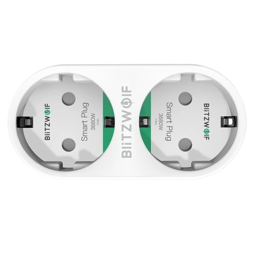 Kup Inteligentne gniazdko Blitzwolf BW-SHP7, podwójne, WiFi, 3680W - BLZ228 - {ean13} - Sklep Home Screen