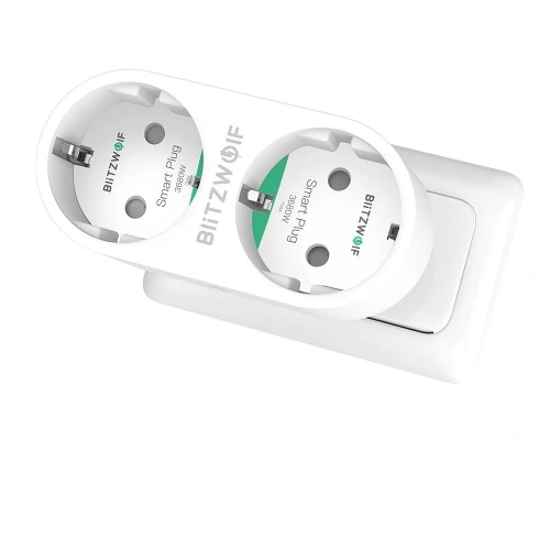 Kup Blitzwolf BW-SHP7 intelligente Steckdose, doppelt, WiFi, 3680W - BLZ228 - {ean13} - Sklep Home Screen