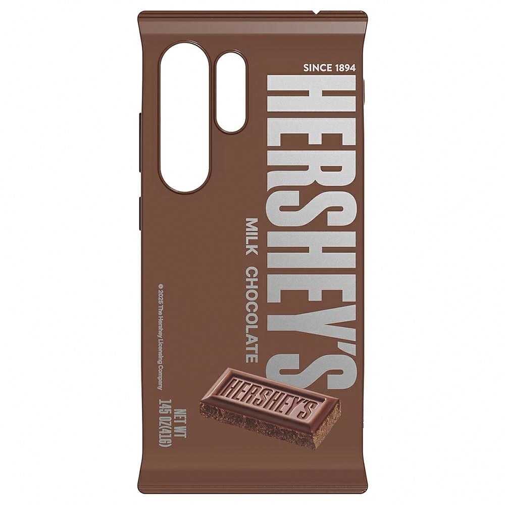 Etui Samsung Hershey`s Milk Chocolate Snack do Galaxy S25 Ultra brązowy