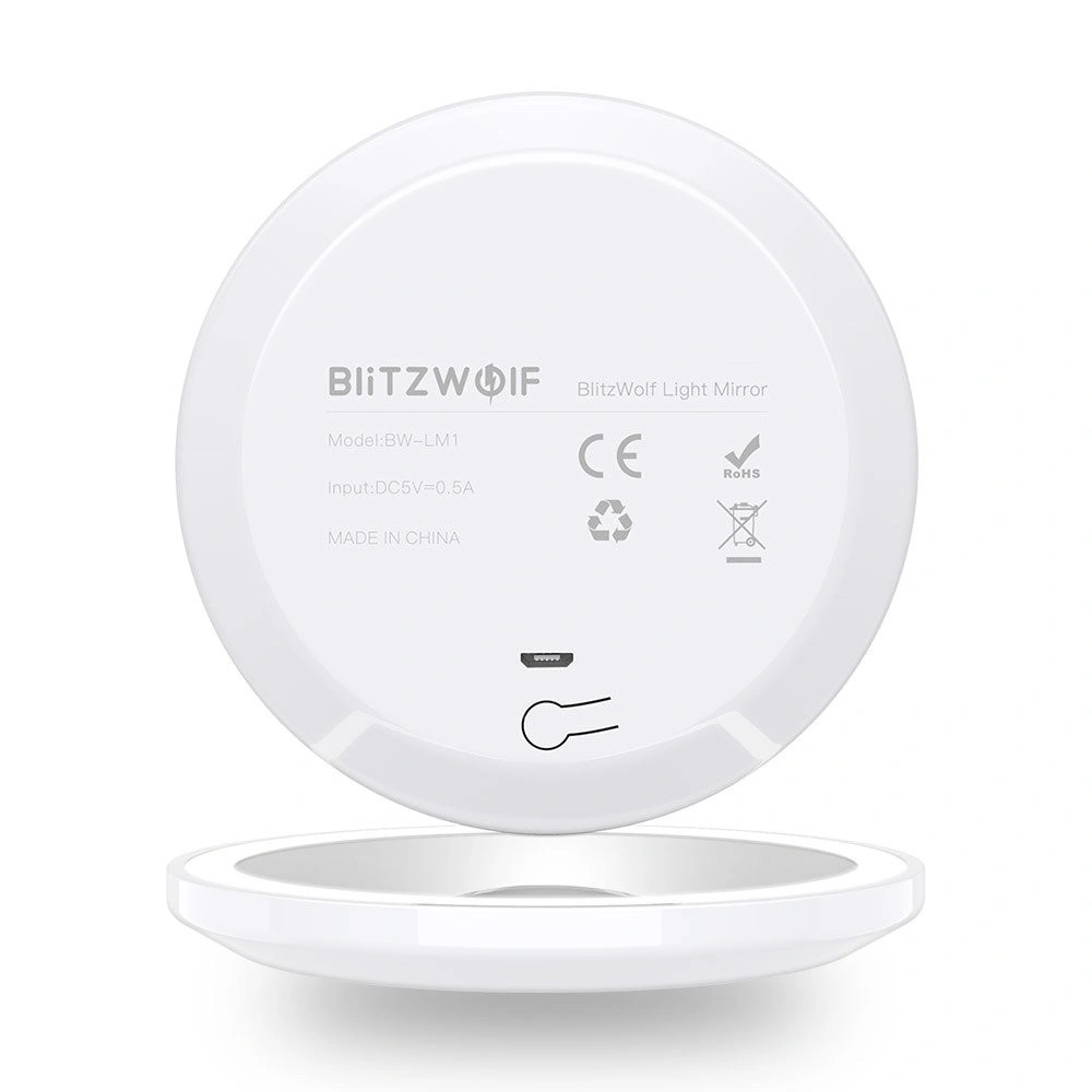 Podświetlane lustro LED Blitzwolf BW-LM1, USB