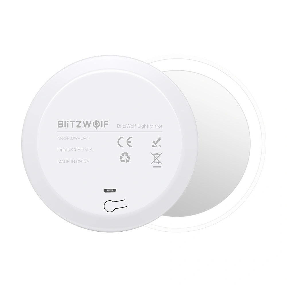 Podświetlane lustro LED Blitzwolf BW-LM1, USB