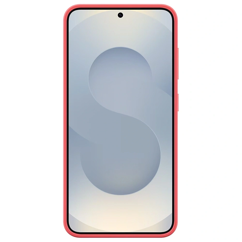 Etui Samsung Silicone do Galaxy S25 czerwony