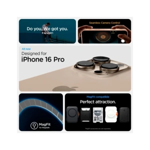Kup Spigen Ultra Hybrid T Mag MagSafe Apple iPhone 16 Pro Frost Rose Titanium - SPN16623 - {ean13} - Sklep Home Screen