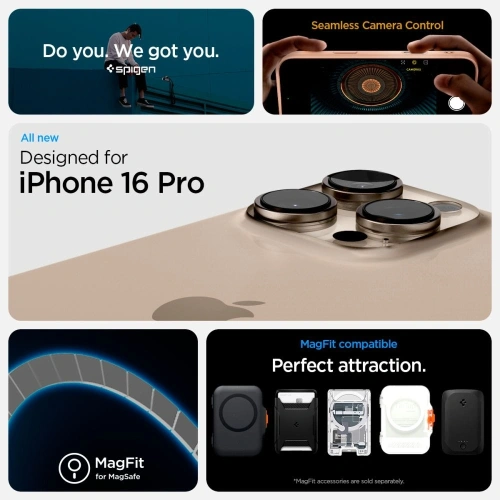 Kup Spigen Ultra Hybrid T Mag MagSafe Apple iPhone 16 Pro Frost Rose Titanium - SPN16623 - {ean13} - Sklep Home Screen
