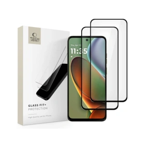 Tech-Protect Glass Fit+ Motorola Moto G15 / G15 Power / G05 / E15 Black [2 PACK]