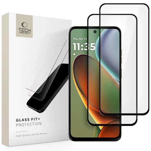 Buy Tech-Protect Glass Fit+ Motorola Moto G15 / G15 Power / G05 / E15 Black [2 PACK] - THP3858 - {ean13} - Home Screen Store Europe