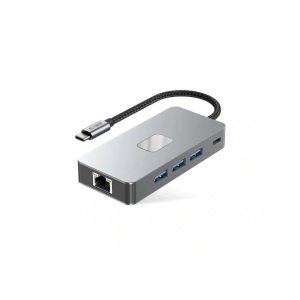 Kup Tech-Protect HB05 HUB Adapter 9in1 USB-C + USB-A 2.0 + USB-A 3.0 + HDMI 4K60Hz + SD/TF + PD 100W + Ethernet RJ45 1000Mbps Űrszürke - THP3863 - {ean13} - Sklep Home Screen