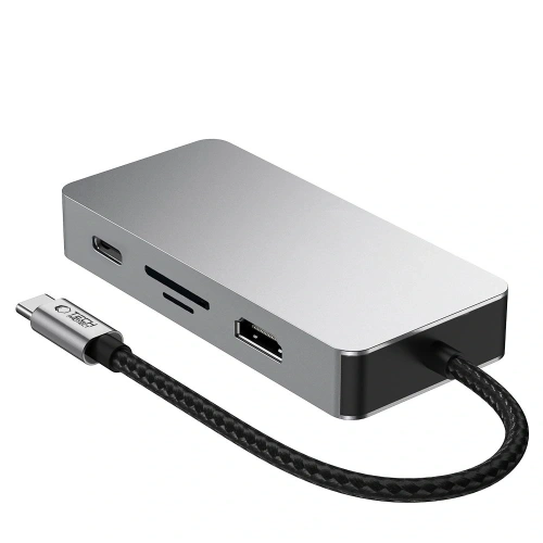 Buy Tech-Protect HB05 HUB Adapter 9in1 USB-C + USB-A 2.0 + USB-A 3.0 + HDMI 4K60Hz + SD/TF + PD 100W + Ethernet RJ45 1000Mbps Space Grey - THP3863 - {ean13} - Home Screen Store Europe