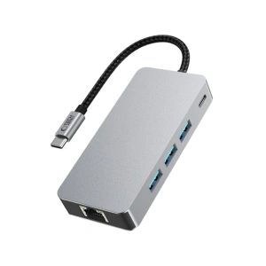 Kup Tech-Protect HB05 HUB Adapter 9in1 USB-C + USB-A 2.0 + USB-A 3.0 + HDMI 4K60Hz + SD/TF + PD 100W + Ethernet RJ45 1000Mbps Űrszürke - THP3863 - {ean13} - Sklep Home Screen
