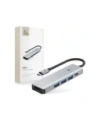 Tech-Protect HB01 HUB Adapter 5in1 USB-C + USB-A 3.0 + HDMI 4K60Hz + PD 100W Gri Spațial