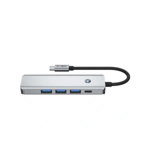 Kup Tech-Protect HB01 HUB Adapter 5in1 USB-C + USB-A 3.0 + HDMI 4K60Hz + PD 100W Űrszürke - THP3866 - {ean13} - Sklep Home Screen