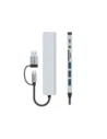 Kup Tech-Protect HB06 HUB Adapter 9in1 USB-C + USB-A 2.0 + USB-A 3.0 + SD/TF + Jack 3.5mm Weltraum Grau - THP3868 - {ean13} - Sklep Home Screen