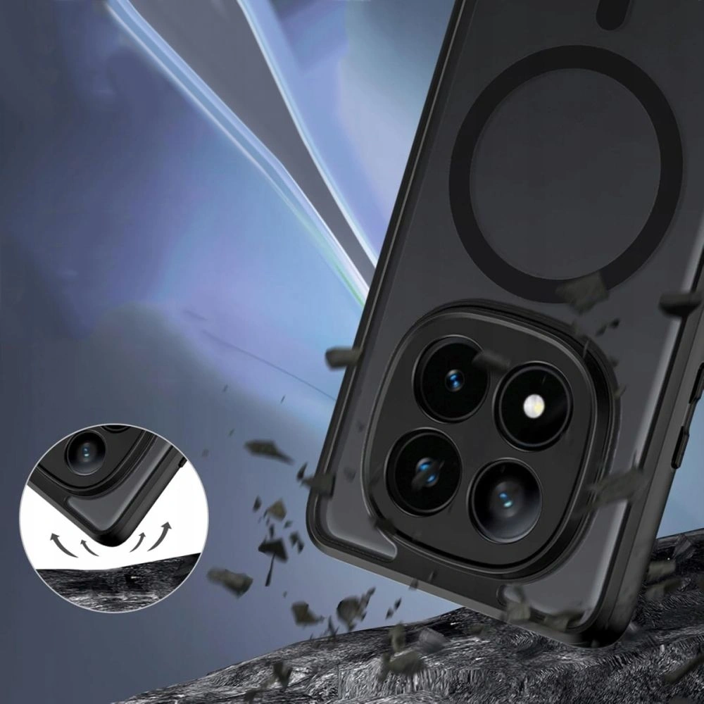 Etui Tech-Protect Magmat MagSafe Xiaomi Redmi Note 14 Pro 5G / Poco X7 5G Matte Black