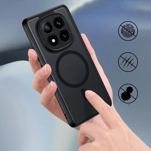 Kup Tech-Protect Magmat MagSafe Xiaomi Redmi Note 14 Pro 5G / Poco X7 5G Matt Fekete - THP3872 - {ean13} - Sklep Home Screen