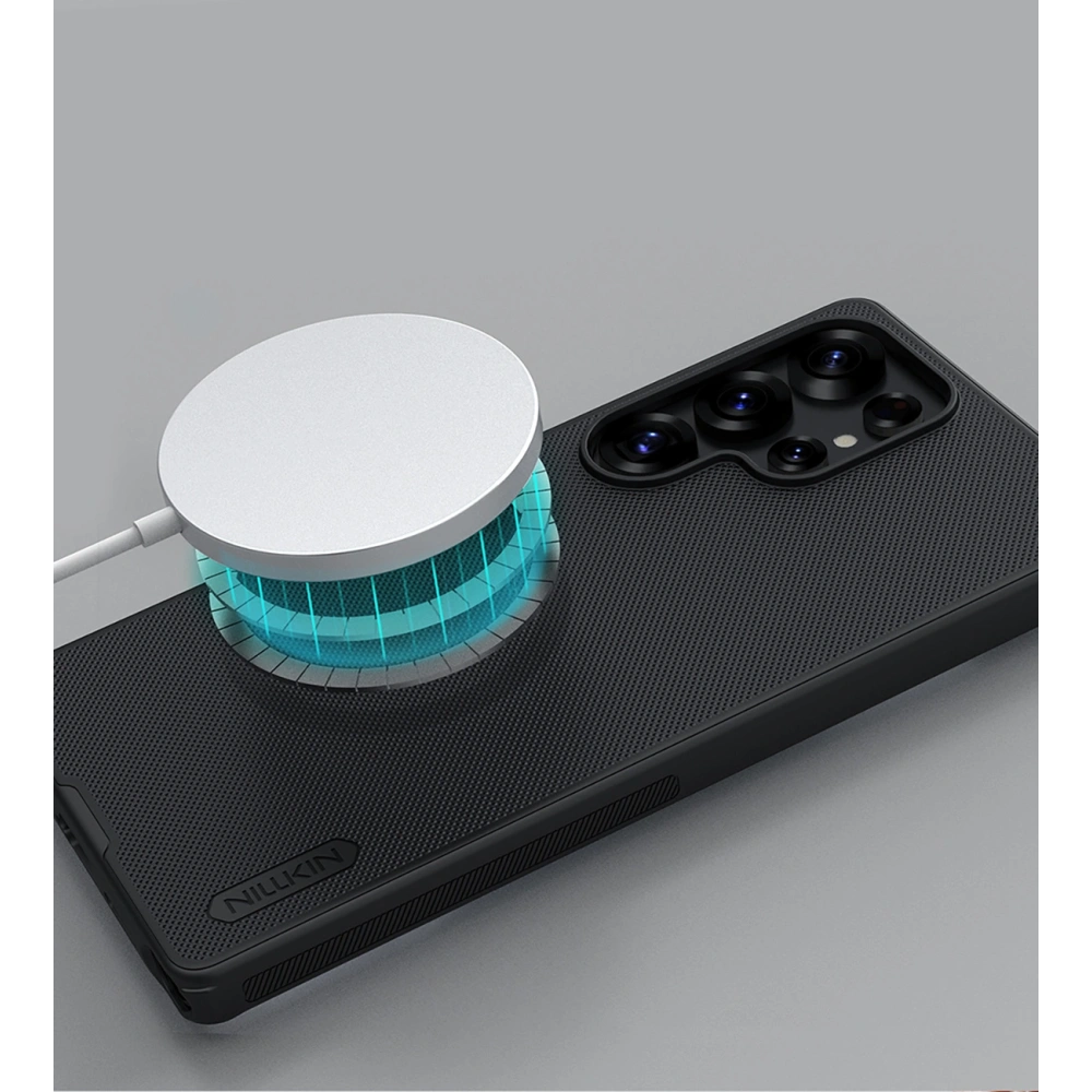 Etui Nillkin Super Frosted Shield Pro Magnetic Case MagSafe Samsung S25 Ultra czarne