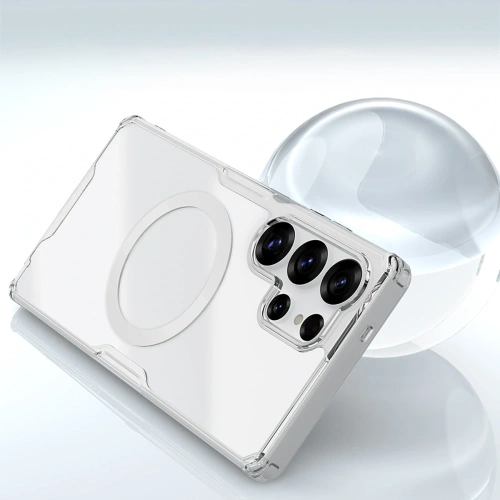 Buy Nillkin Nature TPU Pro Magnetic Case MagSafe Samsung Galaxy S25 Ultra white - NLK1668 - {ean13} - Home Screen Store Europe
