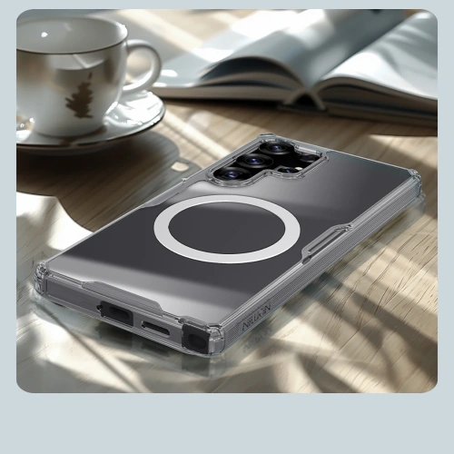 Buy Nillkin Nature TPU Pro Magnetic Case MagSafe Samsung Galaxy S25 Ultra white - NLK1668 - {ean13} - Home Screen Store Europe
