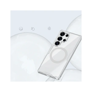 Kup Nillkin Nature TPU Pro Magnetic Case MagSafe Samsung Galaxy S25 Ultra fehér - NLK1668 - {ean13} - Sklep Home Screen