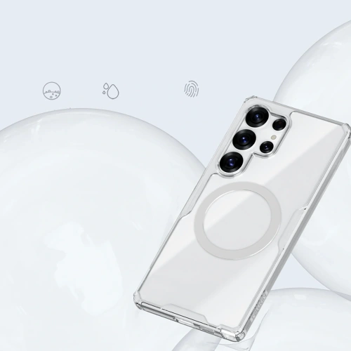 Buy Nillkin Nature TPU Pro Magnetic Case MagSafe Samsung Galaxy S25 Ultra white - NLK1668 - {ean13} - Home Screen Store Europe