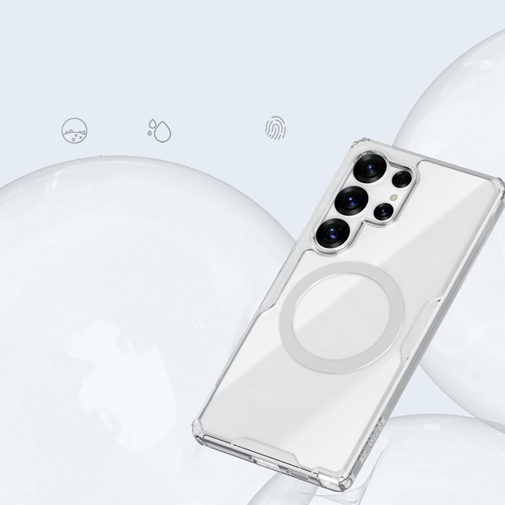 Etui Nillkin Nature TPU Pro Magnetic Case MagSafe Samsung Galaxy S25 Ultra białe