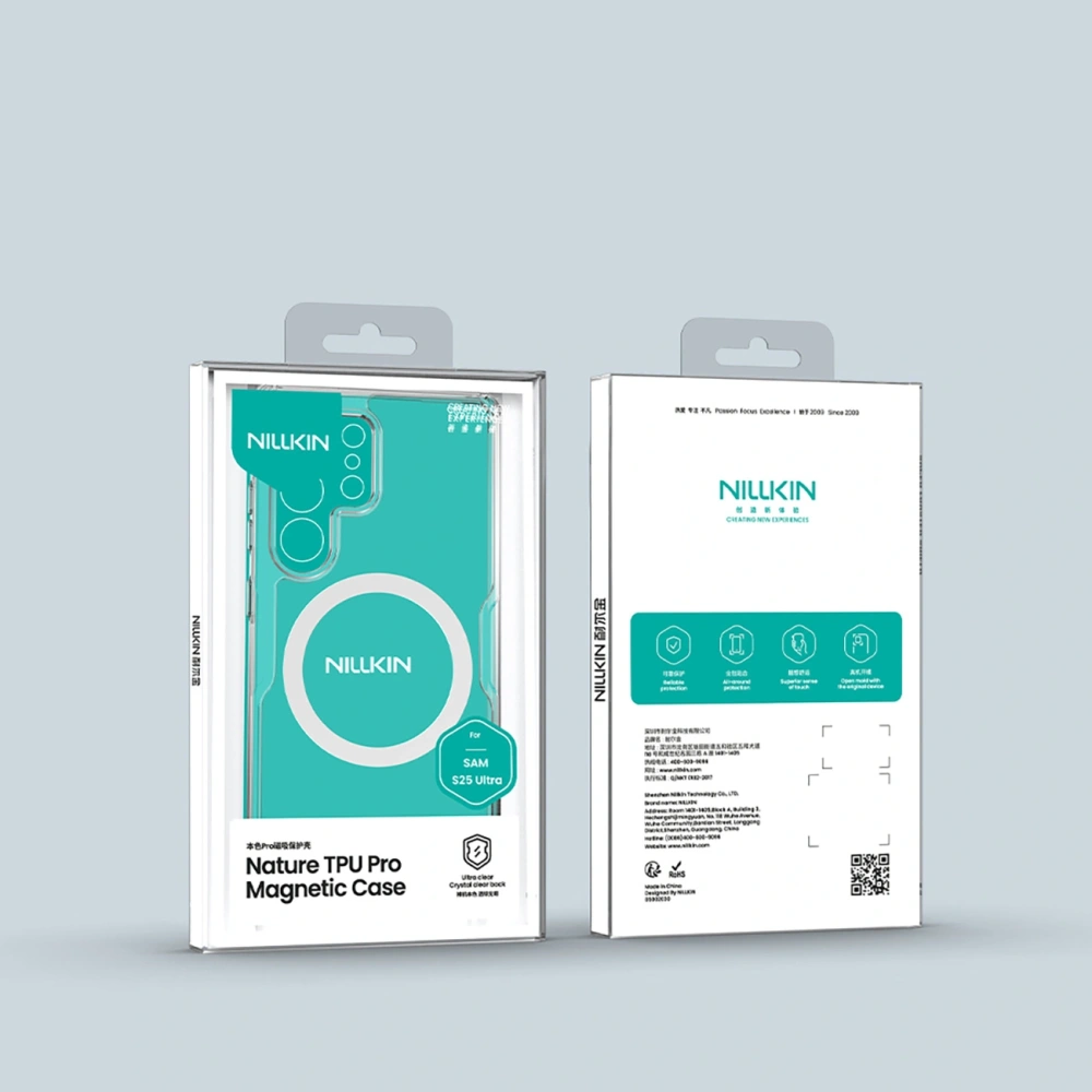 Etui Nillkin Nature TPU Pro Magnetic Case MagSafe Samsung Galaxy S25 Ultra białe