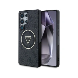 Buy Guess 4G Glitter Triangle Buttons MagSafe Samsung Galaxy S25 Ultra black - GUE4286 - {ean13} - Home Screen Store Europe