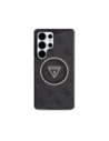 Kup Etui Guess 4G Glitter Triangle Buttons MagSafe do Samsung Galaxy S25 Ultra czarny - GUE4286 - {ean13} - Sklep Home Screen