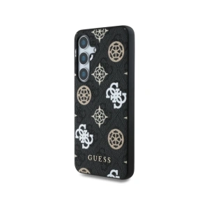 Buy Guess 4G Printed Colored Peony Pattern MagSafe Samsung Galaxy S25 black - GUE4287 - {ean13} - Home Screen Store Europe