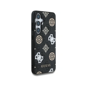 Buy Guess 4G Printed Colored Peony Pattern MagSafe Samsung Galaxy S25 black - GUE4287 - {ean13} - Home Screen Store Europe