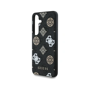 Buy Guess 4G Printed Colored Peony Pattern MagSafe Samsung Galaxy S25 black - GUE4287 - {ean13} - Home Screen Store Europe