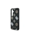 Kup Etui Guess 4G tištěný barevný vzor pivoňky MagSafe pro Samsung Galaxy S25 černý - GUE4287 - {ean13} - Sklep Home Screen
