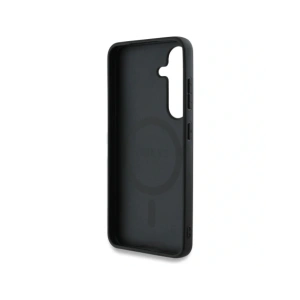 Kup Etui Guess 4G tištěný barevný vzor pivoňky MagSafe pro Samsung Galaxy S25 černý - GUE4287 - {ean13} - Sklep Home Screen