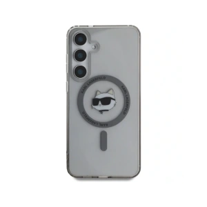 Kup Karl Lagerfeld Buton Choupette Cap Tipărit Logo MagSafe Samsung Galaxy S25+ Plus negru - KLD21880 - {ean13} - Sklep Home Screen