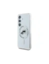 Kup Etui Karl Lagerfeld Button Karl & Choupette Heads Printed Logo MagSafe do Samsung Galaxy S25+ Plus biały - KLD21881 - {ean13} - Sklep Home Screen