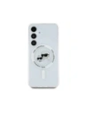 Kup Etui Karl Lagerfeld Button Karl & Choupette Heads Printed Logo MagSafe do Samsung Galaxy S25 biały - KLD21882 - {ean13} - Sklep Home Screen