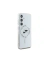 Buy Karl Lagerfeld Button Karl & Choupette Heads Printed Logo MagSafe Samsung Galaxy S25 white - KLD21882 - {ean13} - Home Screen Store Europe