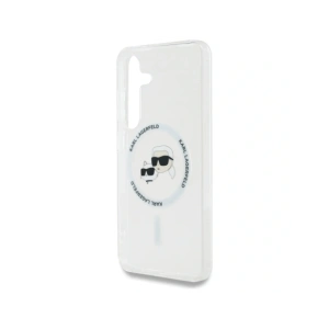 Buy Karl Lagerfeld Button Karl & Choupette Heads Printed Logo MagSafe Samsung Galaxy S25 white - KLD21882 - {ean13} - Home Screen Store Europe