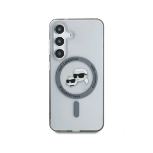 Kup Karl Lagerfeld Buton Karl & Choupette Capete Tipărit Logo MagSafe Samsung Galaxy S25+ Plus negru - KLD21883 - {ean13} - Sklep Home Screen