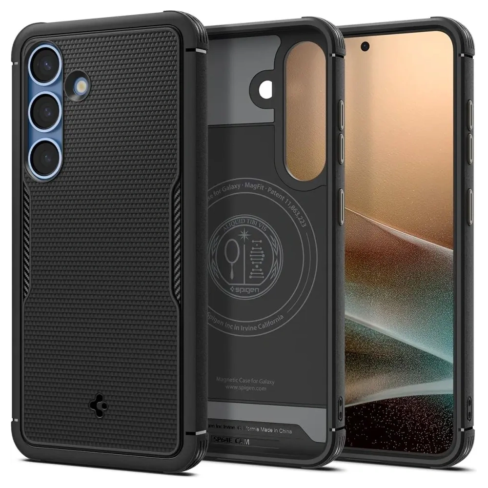 Etui Spigen Core Armor Mag MagSafe Samsung Galaxy S25 Matte Black