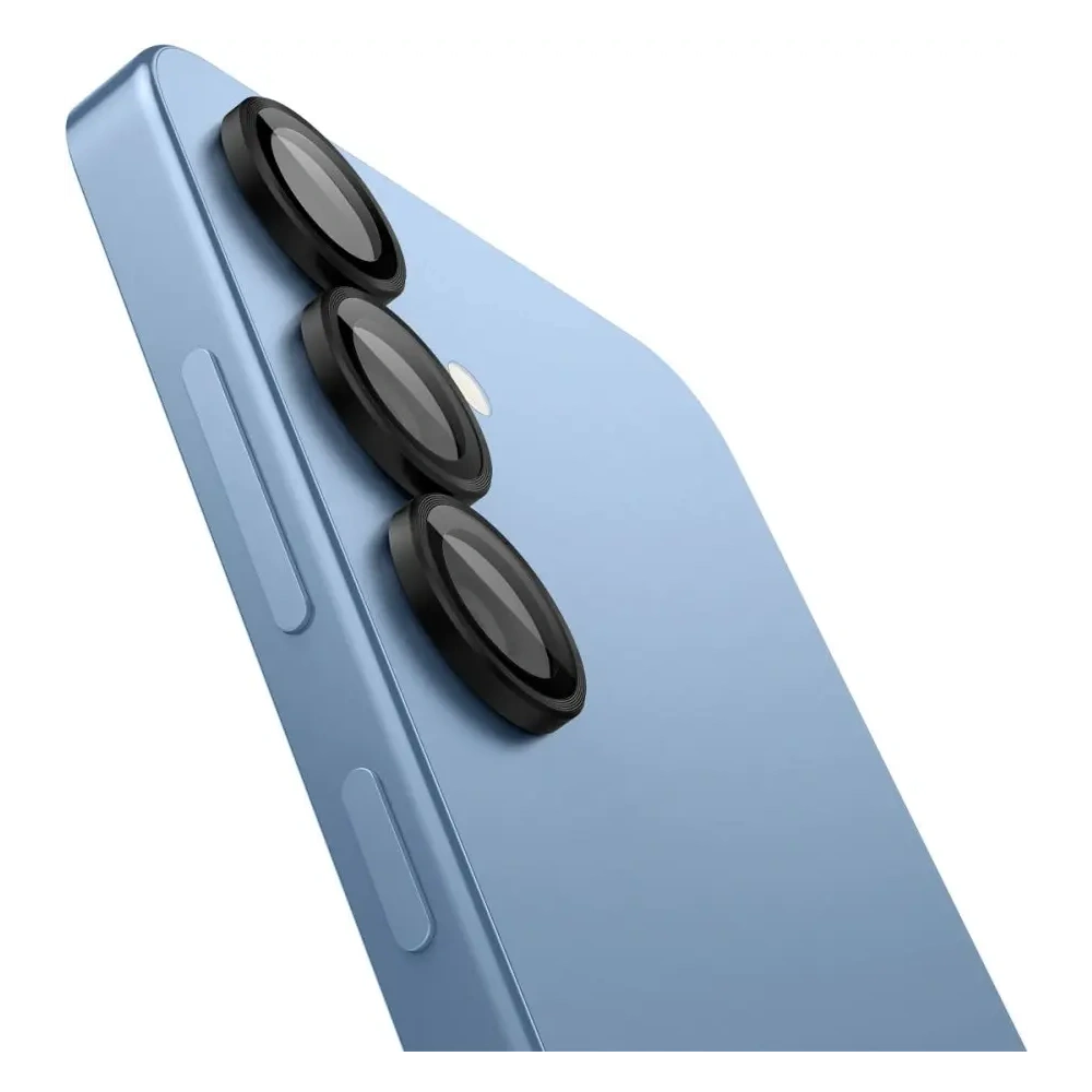 Szkło hartowane na aparat Spigen Optik Pro Glas.tr ez Fit Camera Protector Samsung Galaxy S25 Black [2 PACK]