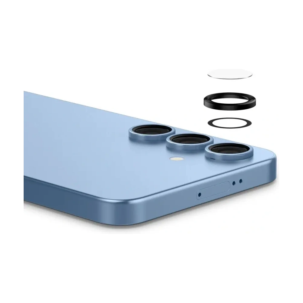 Szkło hartowane na aparat Spigen Optik Pro Glas.tr ez Fit Camera Protector Samsung Galaxy S25 Black [2 PACK]