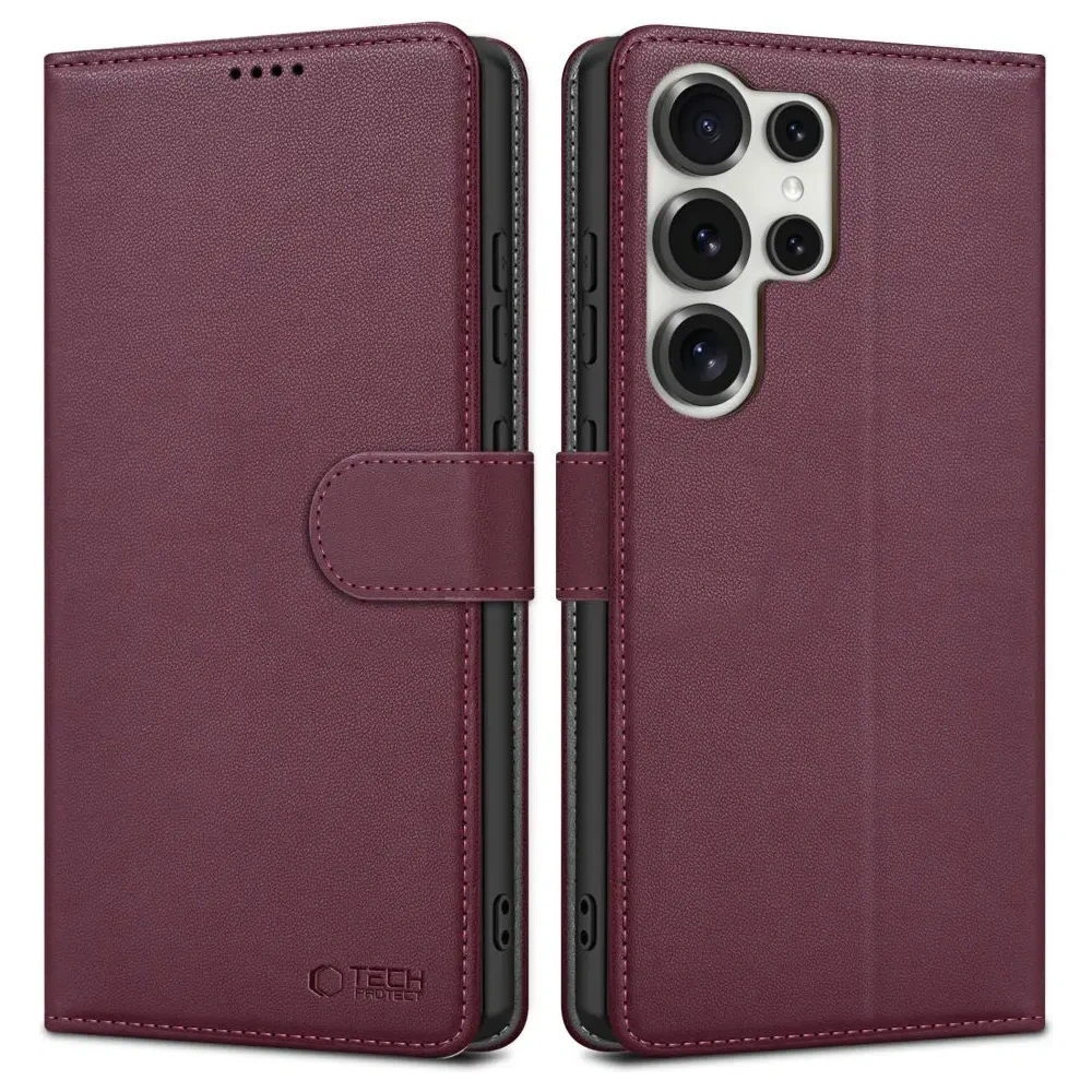 Etui Tech-Protect Wallet Samsung Galaxy S25 Ultra Mulberry