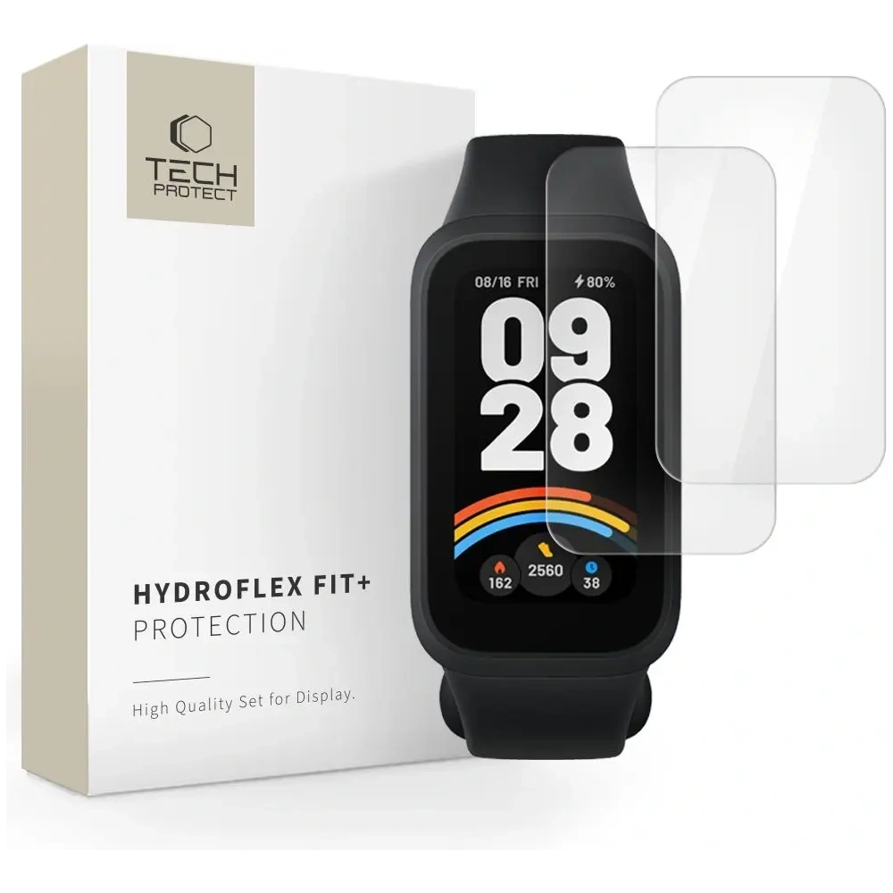 Folia hydrożelowa Tech-Protect Hydroflex Fit+ Xiaomi Smart Band 9 Active Clear [2 PACK]