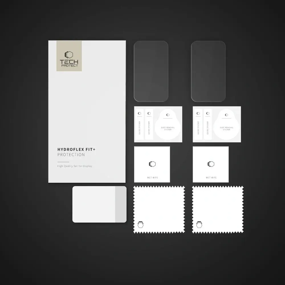 Folia hydrożelowa Tech-Protect Hydroflex Fit+ Xiaomi Smart Band 9 Active Clear [2 PACK]