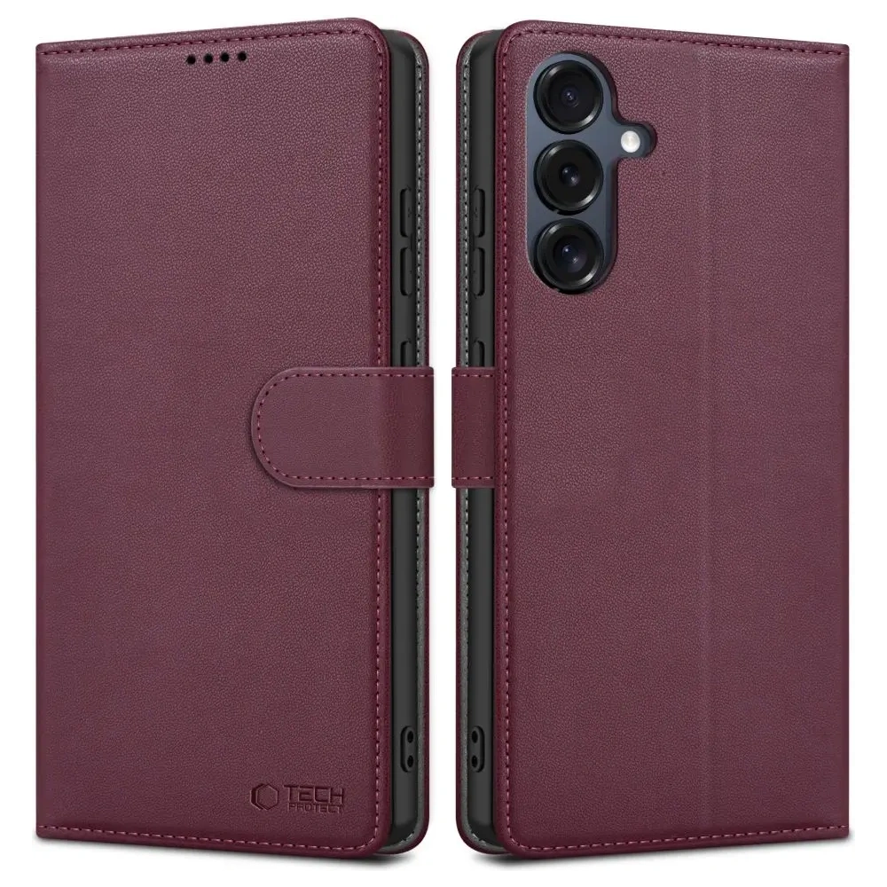 Etui Tech-Protect Wallet Samsung Galaxy A16 4G / 5G Mulberry