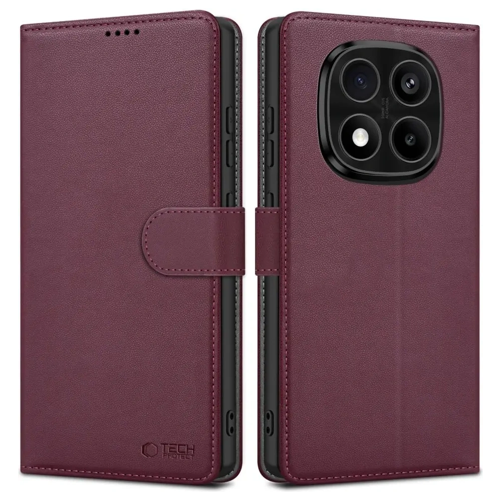 Etui Tech-Protect Wallet Xiaomi Redmi Note 14 Pro 5G / Pro+ Plus 5G / Poco X7 5G Mulberry