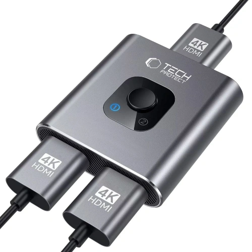 Kup Tech-Protect HB07 HUB Adapter 2in1 HDMI 4K 60Hz Space Grey - THP3885 - {ean13} - Sklep Home Screen
