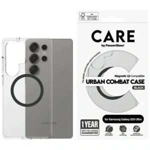 Buy CARE by PanzerGlass Flagship Urban Combat Black QI Samsung Galaxy S25 Ultra clear - PZG761 - {ean13} - Home Screen Store Europe