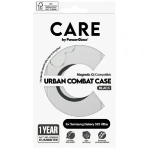 Kup CARE by PanzerGlass Flagship Urban Combat Black QI Samsung Galaxy S25 Ultra tiszta - PZG761 - {ean13} - Sklep Home Screen